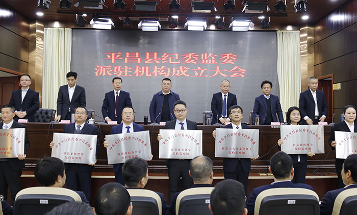 工作"平昌县纪委监委派驻县政府办公室纪检监察组长吴波在会上表